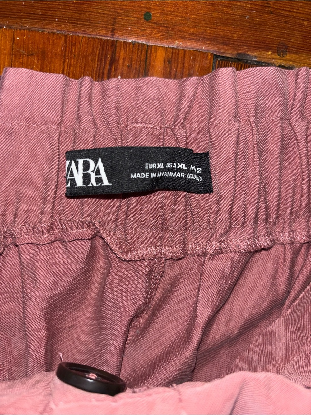 Zara Mauve Elastic-Waist Girls' Shorts